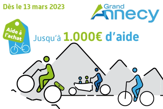 Jusqu'à 1000€ d'aide pour l'achat d'un vélo avec Grand Annecy - Mondovelo