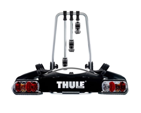 Porte-vélo sur attelage EUROWAY G2 3 VÉLOS Aluminium/Noir
