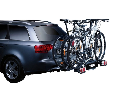 Porte-vélo sur attelage EUROWAY G2 3 VÉLOS Aluminium/Noir