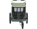 Remorque pour enfant 2 places COASTER XT Vert - Image 4/5
