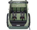 Remorque pour enfant 2 places COASTER XT Vert - Image 5/5