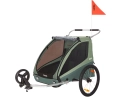 Remorque pour enfant 2 places COASTER XT Vert - Image 1/5