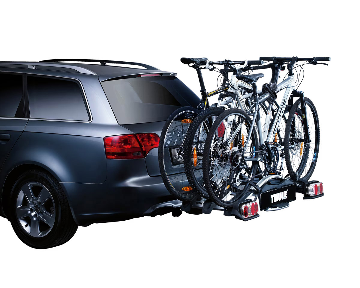 Porte-vélo sur attelage EUROWAY G2 3 VÉLOS Aluminium/Noir