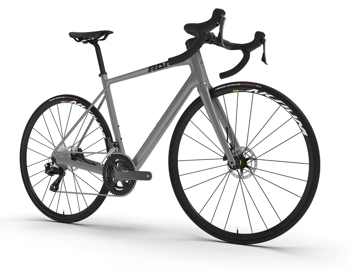 Vélo de route Unisexe L'ENDURANCE TIAGRA Gris Métal