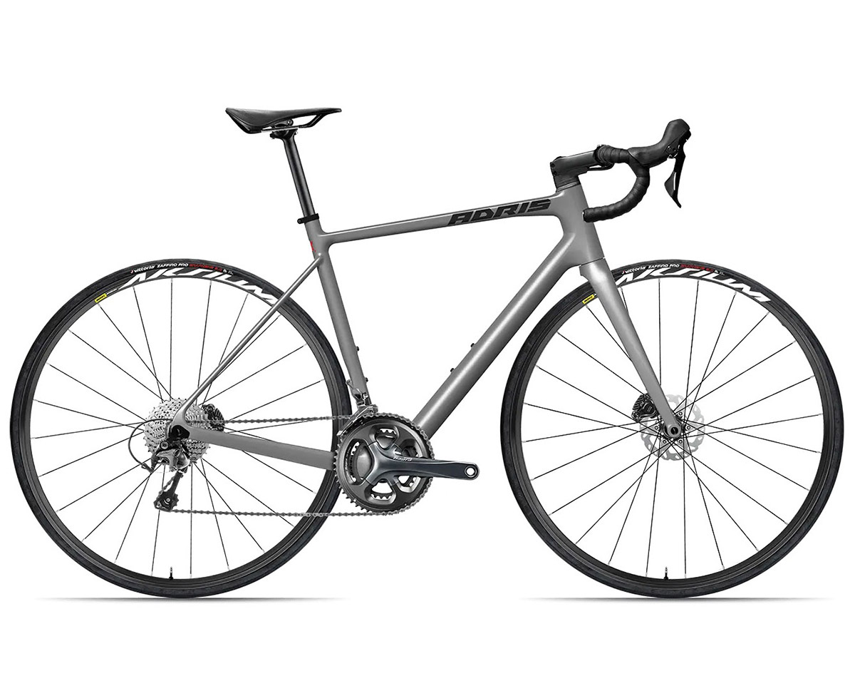 Vélo de route Unisexe L'ENDURANCE TIAGRA Gris Métal
