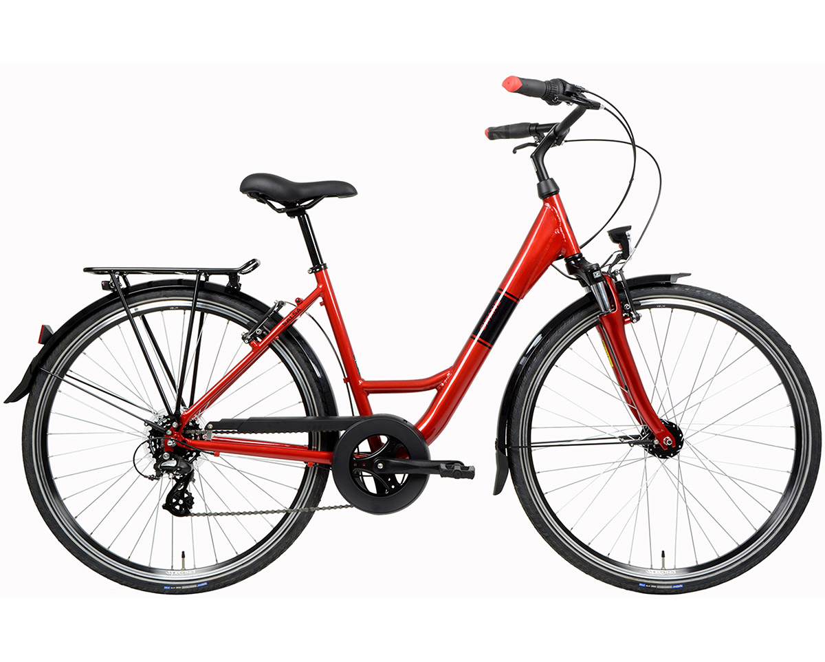 Vélo urbain Unisexe SALSA 28-7 Rouge Rubis